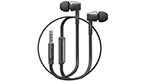 TCL MTRO100BK-EU  In-ear Wired Headset, Strong Bass, Color Black